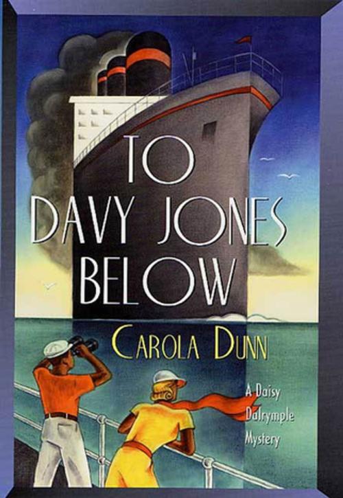 Cover of the book To Davy Jones Below by Carola Dunn, St. Martin's Press