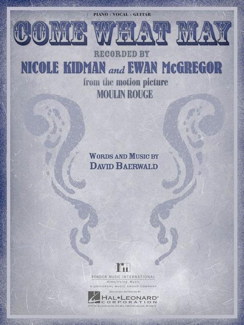 Cover of the book Come What May Sheet Music by Nicole Kidman, Ewan McGregor, Hal Leonard