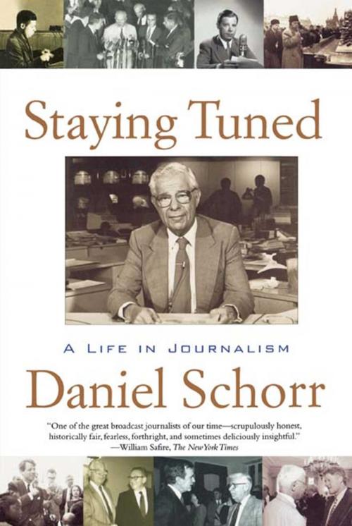 Cover of the book Staying Tuned by Daniel Schorr, Atria Books