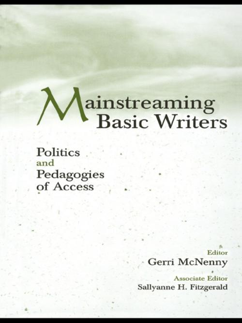 Cover of the book Mainstreaming Basic Writers by , Taylor and Francis