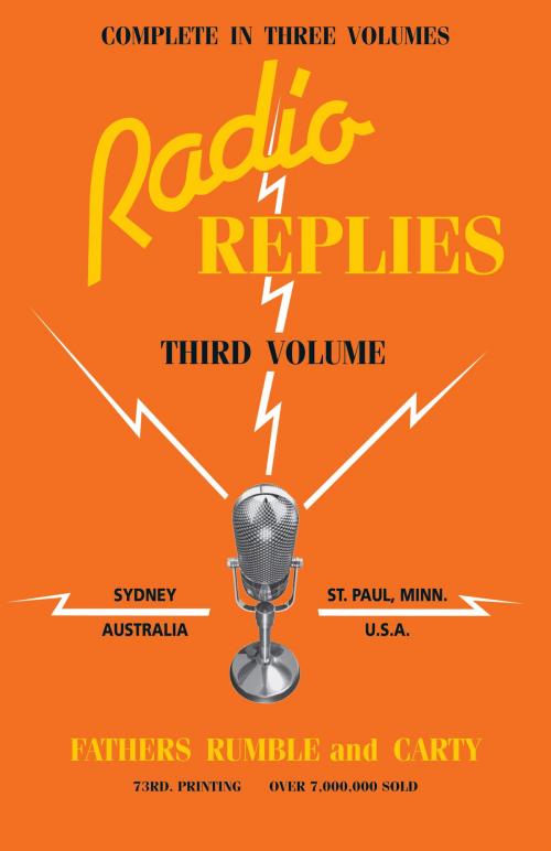 Cover of the book Radio Replies by Rev. Fr. Leslie Rumble, TAN Books