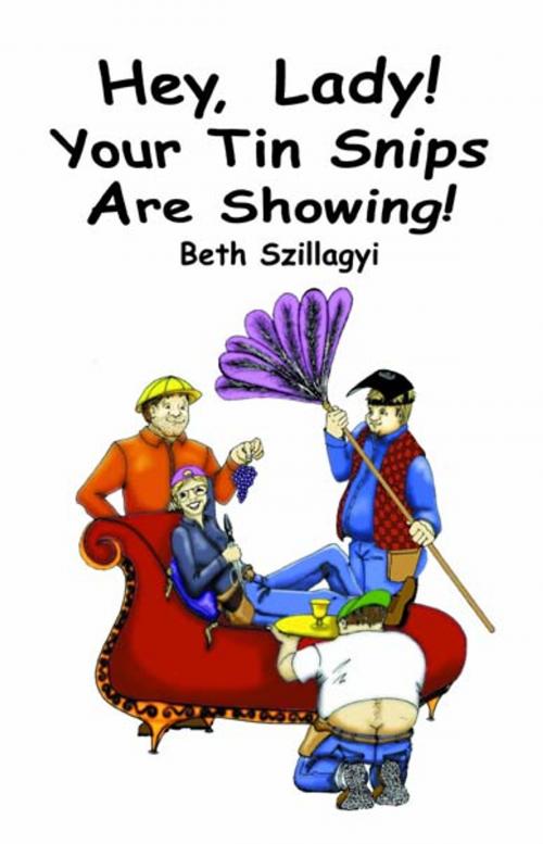 Cover of the book Hey, Lady! My Tin Snips are Showing by Beth Szillagyi, SynergEbooks
