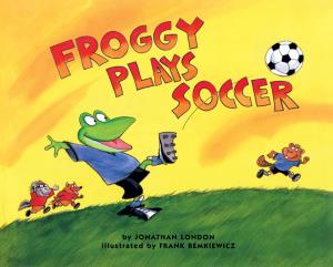Cover of the book Froggy Plays Soccer by Judy Schachner