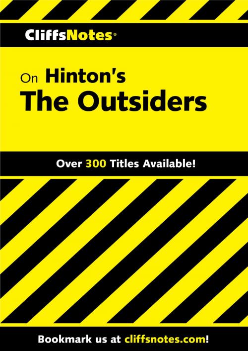 Cover of the book CliffsNotes on Hinton's The Outsiders by Janet Clark, HMH Books