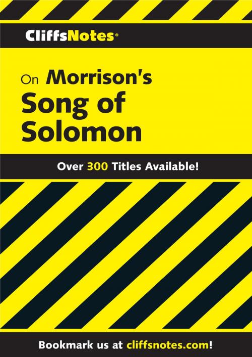 Cover of the book CliffsNotes on Morrison's Song of Solomon by Durthy A. Washington, HMH Books