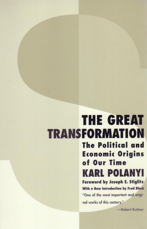 Cover of the book The Great Transformation by Karl Polanyi, Beacon Press