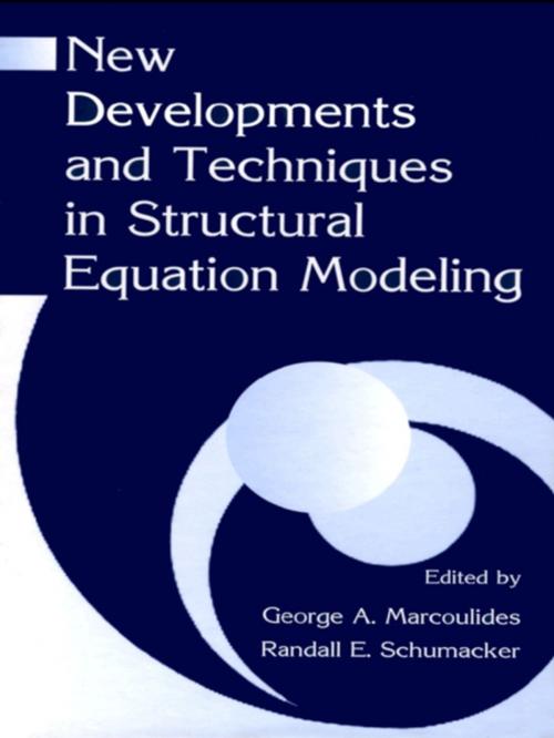 Cover of the book New Developments and Techniques in Structural Equation Modeling by , Taylor and Francis