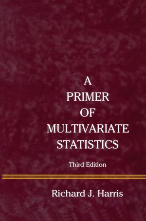 Cover of the book A Primer of Multivariate Statistics by Emma E. Rowe