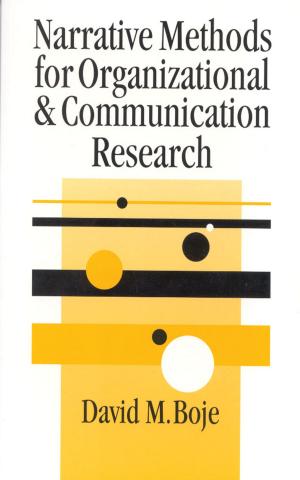 Cover of the book Narrative Methods for Organizational & Communication Research by Tony Thwaites
