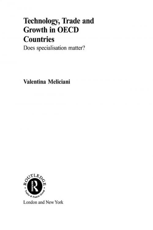 Cover of the book Technology, Trade and Growth in OECD Countries by Valentina Meliciani, Taylor and Francis