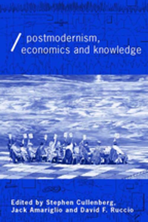 Cover of the book Post-Modernism, Economics and Knowledge by , Taylor and Francis