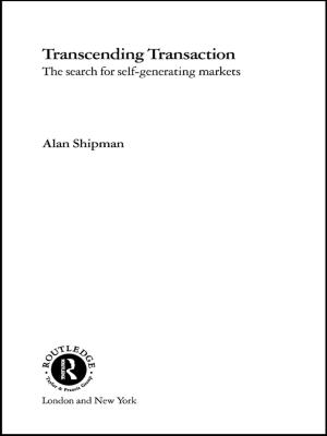 Cover of the book Transcending Transaction by Bernard S Bachrach, David Bachrach