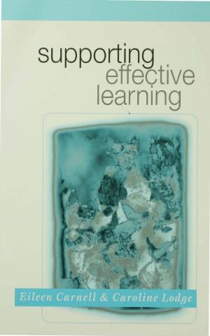 Cover of the book Supporting Effective Learning by Deric Shannon, Dr. Davita Silfen Glasberg