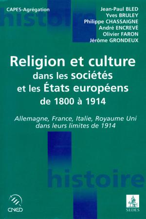 Cover of the book Religion et culture dans les sociétés et les États européens de 1800 à 1914 by Dominique Barjot, Jacques Frémeaux