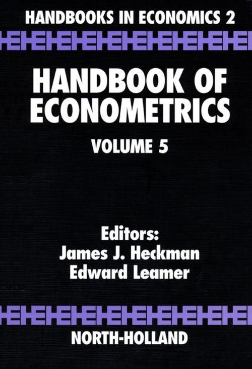 Cover of the book Handbook of Econometrics by , Elsevier Science