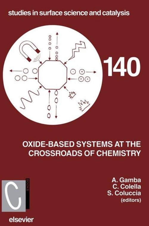 Cover of the book Oxide-based Systems at the Crossroads of Chemistry by C. Colella, S. Coluccia, Aldo Gamba, Elsevier Science