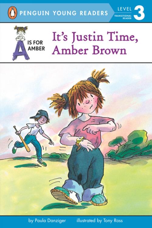 Cover of the book It's Justin Time, Amber Brown by Paula Danziger, Penguin Young Readers Group