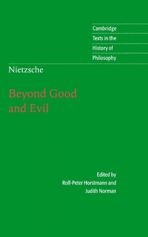 Cover of the book Nietzsche: Beyond Good and Evil by Friedrich Nietzsche, Judith Norman, Cambridge University Press