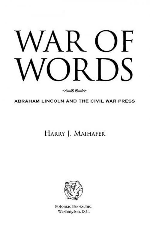 Cover of the book War of Words by Harry J. Maihafer, Potomac Books Inc.