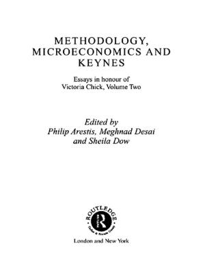Cover of the book Methodology, Microeconomics and Keynes by Brendan Gleeson, Nicholas Low