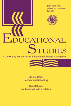 Cover of the book Poverty and Schooling by Lionel Jehuda Sanders