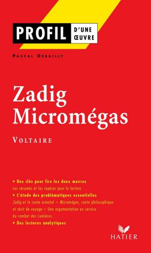 Cover of the book Profil - Voltaire : Zadig - Micromégas by Marielle Chevallier, Christophe Clavel, Jean-François Lecaillon, Guillaume d' Hoop