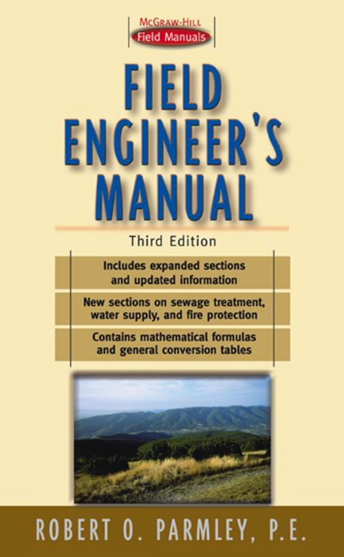 Cover of the book Field Engineer's Manual by Robert O. Parmley, McGraw-Hill Education