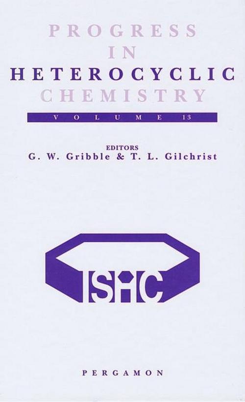 Cover of the book Progress in Heterocyclic Chemistry by G.W. Gribble, Thomas L. Gilchrist, Elsevier Science