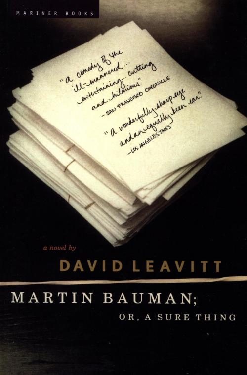 Cover of the book Martin Bauman by David Leavitt, HMH Books