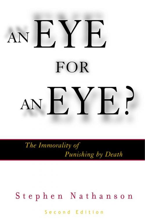 Cover of the book An Eye for an Eye? by Stephen Nathanson, Rowman & Littlefield Publishers