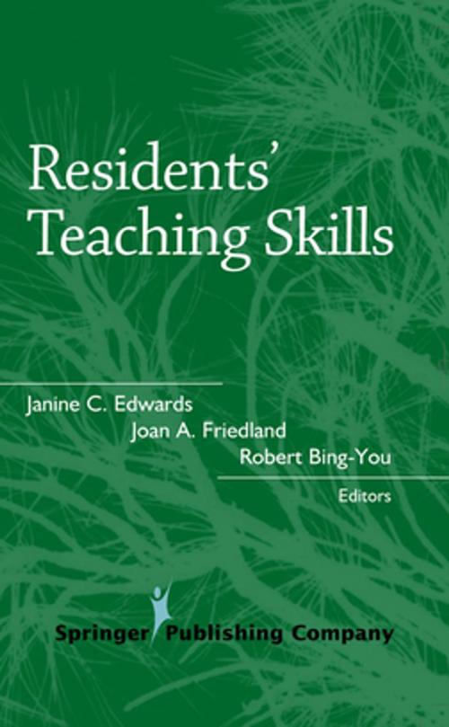 Cover of the book Residents' Teaching Skills by , Springer Publishing Company
