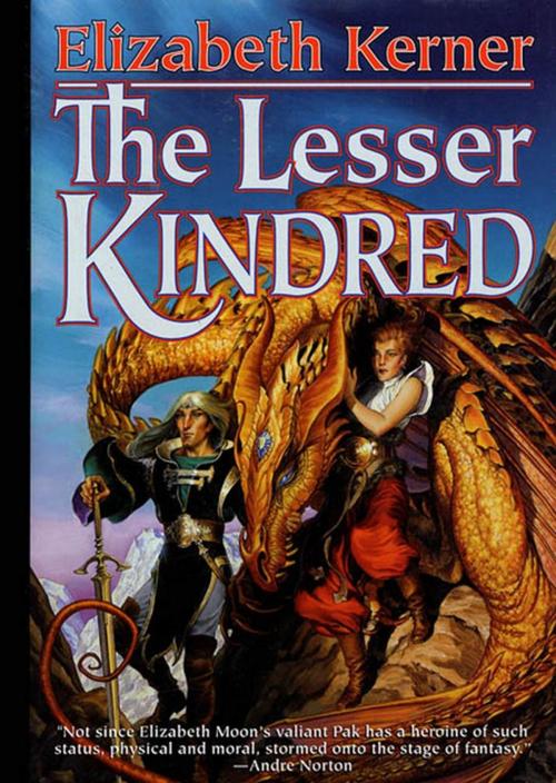 Cover of the book The Lesser Kindred by Elizabeth Kerner, Tom Doherty Associates