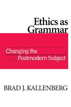 Cover of the book Ethics as Grammar by Margot Gayle Backus