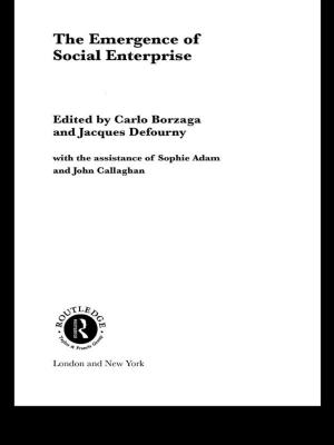 Cover of the book The Emergence of Social Enterprise by John V Winings