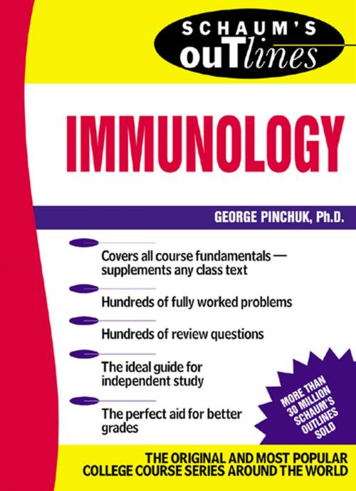 Cover of the book Schaum's Outline of Immunology by George Pinchuk, McGraw-Hill Education