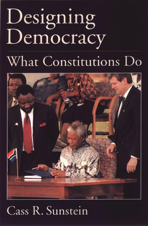 Cover of the book Designing Democracy by Cass R. Sunstein, Oxford University Press