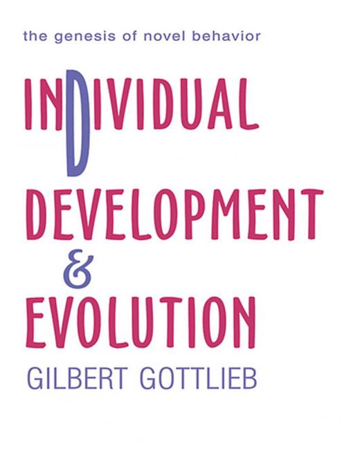 Cover of the book Individual Development and Evolution by Gilbert Gottlieb, Taylor and Francis