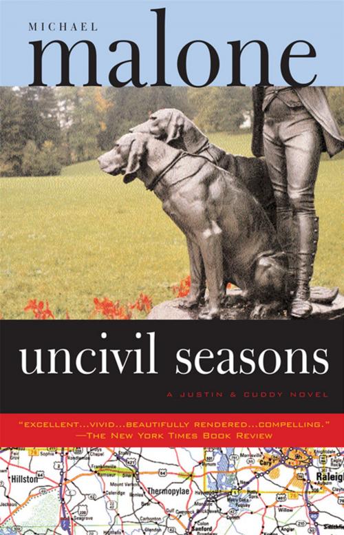 Cover of the book Uncivil Seasons by Michael Malone, Sourcebooks