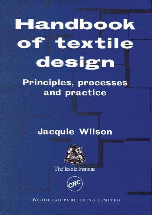 Cover of the book Handbook of Textile Design by J Wilson, Elsevier Science