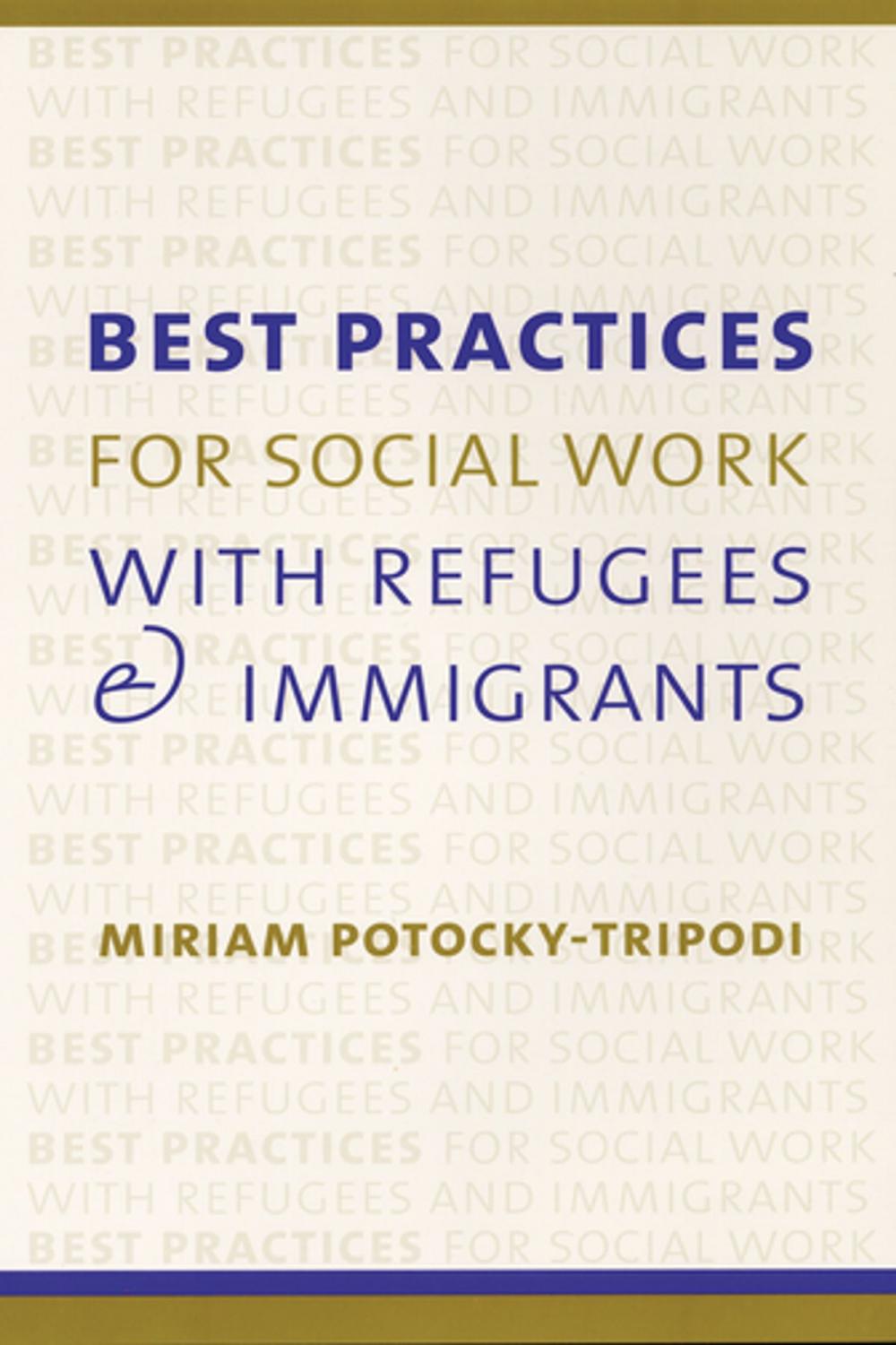 Big bigCover of Best Practices for Social Work with Refugees and Immigrants