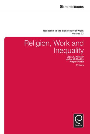 Cover of the book Religion, Work, and Inequality by Israel Drori, Uriel Stettner