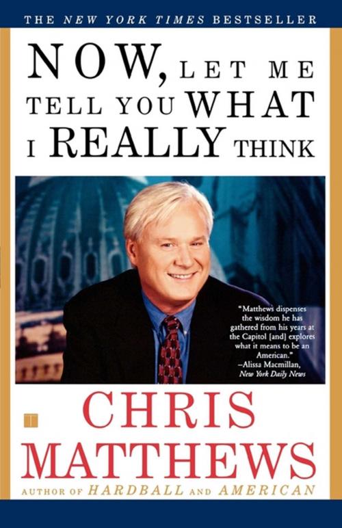 Cover of the book Now, Let Me Tell You What I Really Think by Chris Matthews, Free Press