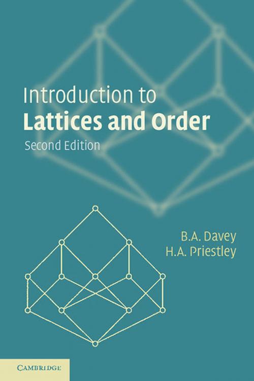 Cover of the book Introduction to Lattices and Order by B. A. Davey, H. A. Priestley, Cambridge University Press
