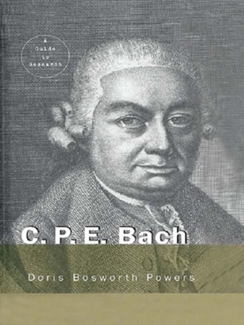 Cover of the book C.P.E. Bach by Doris Powers, Taylor and Francis
