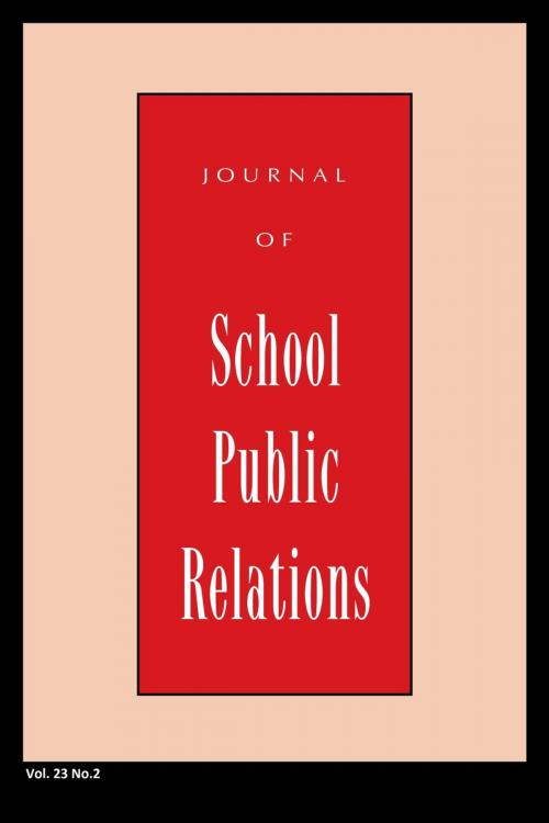 Cover of the book Jspr Vol 23-N2 by Journal of School Public Relations, Rowman & Littlefield Publishers