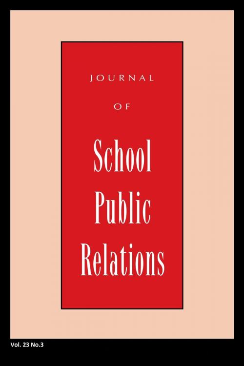 Cover of the book Jspr Vol 23-N3 by Journal of School Public Relations, Rowman & Littlefield Publishers