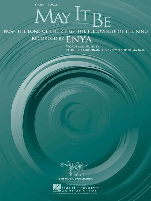 Cover of the book May It Be Sheet Music by Enya, Hal Leonard