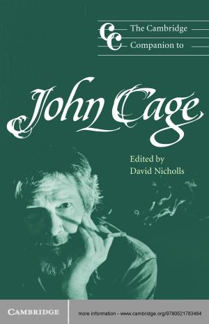 Cover of the book The Cambridge Companion to John Cage by Sungmoon Kim
