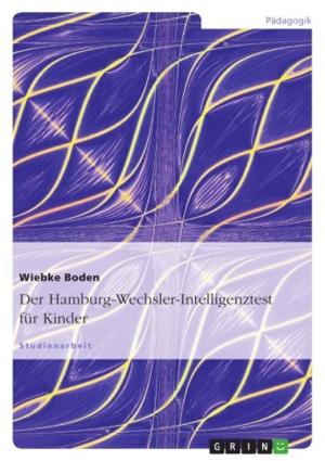 Cover of the book Der Hamburg-Wechsler-Intelligenztest für Kinder by Adalbert Rabich