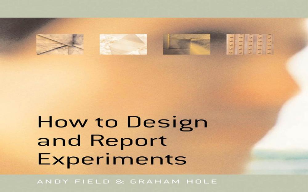 Big bigCover of How to Design and Report Experiments